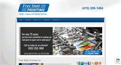 Desktop Screenshot of freestateprinting.com